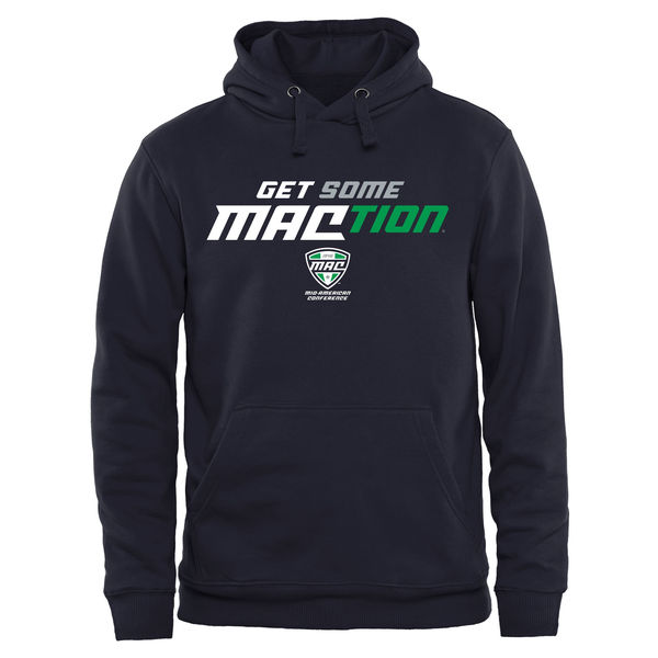 Men NCAA MAC Gear Get Some MACTION Pullover Hoodie Navy Blue